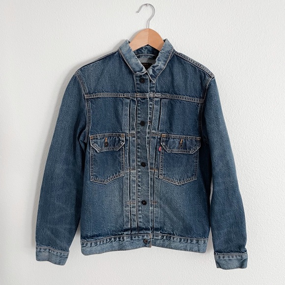 Levi's Jackets & Blazers - Levi’s Skateboarding Collection Denim Jean Jacket // with pleats detail